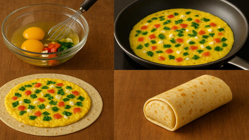 High-Protein Omelette Wrap